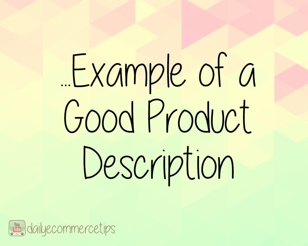 product description