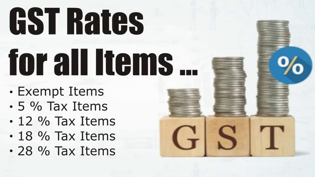 GST Tax rates
