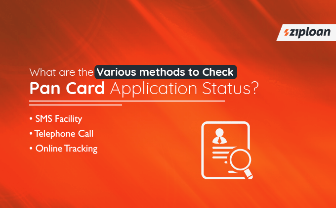 methods to Track Pan Card Application Status